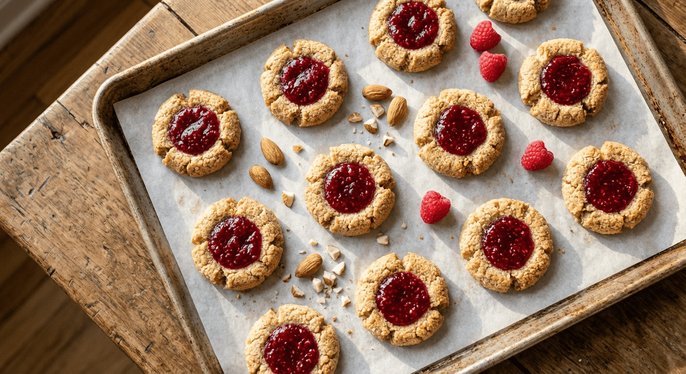Biscuits Vegan Amandes Framboise
